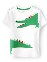 Boys Alligator Patch Top - Critter Camp
