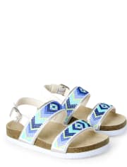Sandales Fille Chevron - Island Getaway