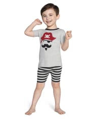 Boys Pirate Cotton 2-Piece Pajamas - Gymmies