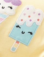 Girls Ice Cream Cotton 2-Piece Pajamas - Gymmies