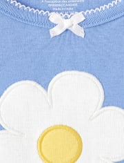 Girls Daisy Cotton 2-Piece Pajamas - Gymmies