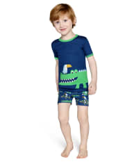 Pyjama 2 pièces en coton alligator pour garçon - Gymmies