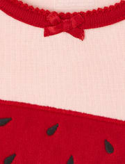 Pyjama 2 pièces en coton pastèque pour filles - Gymmies