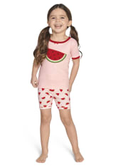 Pyjama 2 pièces en coton pastèque pour filles - Gymmies
