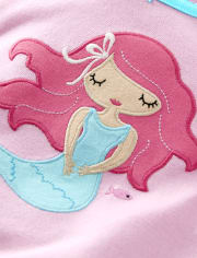 Girls Mermaid Cotton 2-Piece Pajamas - Gymmies