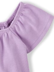 Girls Butterfly Top - Summer Sunsets