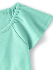 Girls Floral Medallion Top - Island Getaway