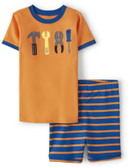 Boys Tools Cotton 2-Piece Pajamas - Gymmies