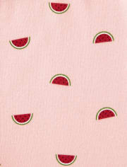 Girls Polka Dot Capri Leggings - Sweet Watermelon