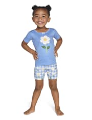 Pyjama 2 pièces en coton Daisy pour filles - Gymmies