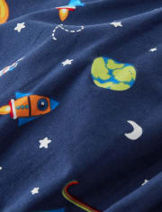 Girls Space Ruffle Romper - Future Astronaut