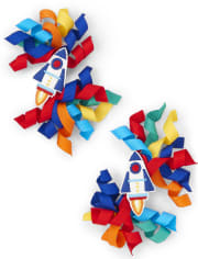 Girls Curly Hair Clips - Future Astronaut