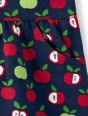 Girls Apple Ponte Dress - Teacher's Favorite