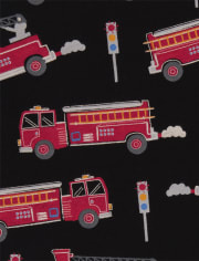 Haut de poche pour camion de pompiers pour garçons - Chef des pompiers