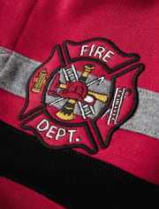 Boys Embroidered Hoodie - Fire Chief