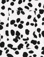 Girls Spotted Puppy Zip Up Hoodie - Dalmatian Friends