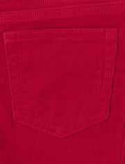 Boys Roll Cuff Corduroy Pants - Teacher's Favorite