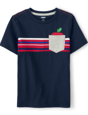 Boys Striped Pocket Top - Teacher's Favorite
