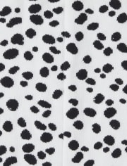 Girls Spotted Tights 2-Pack - Dalmatian Friends