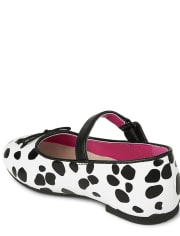 Girls Spotted Ballet Flats - Dalmatian Friends