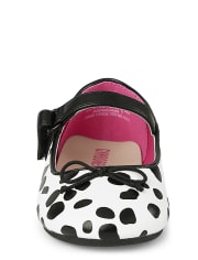 Girls Spotted Ballet Flats - Dalmatian Friends