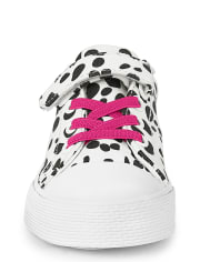 Girls Spotted Sneakers - Dalmatian Friends