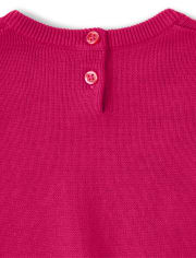 Girls Intarsia Puppy Sweater - Dalmatian Friends