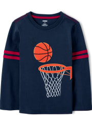 Camiseta de baloncesto bordada para niños - Future MVP