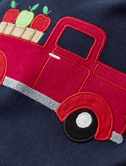 Baby And Toddler Boys Apple Truck Snug Fit Cotton Pajamas