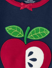 Girls Apple Cotton 2-Piece Pajamas - Gymmies