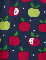 Girls Apple Cotton 2-Piece Pajamas - Gymmies