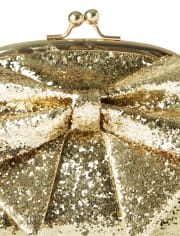 Bolso Niña Lazo Glitter - Celebraciones Familiares Verde