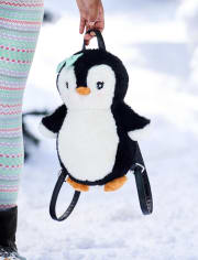 Girls Penguin Mini Backpack - Polar Party