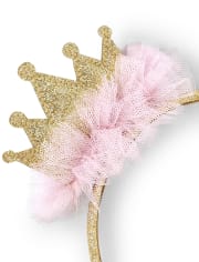 Girls Glitter Crown Headband - Royal Princess