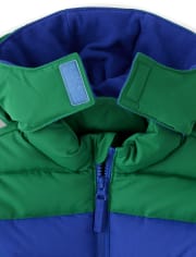 Details about   Gymboree Boys Colorblock Warm Hooded Puffer Jacket 4 5-6  new $65 