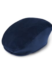 Baby Boys Velvet Newsboy Hat - Family Celebrations Green