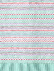 Cardigan à capuche Fairisle pour filles - Polar Party