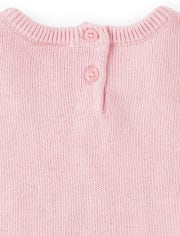 Girls Magic Wand Peplum Sweater - Royal Princess