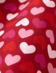 Girls Heart Ponte Skort - Valentine Cutie