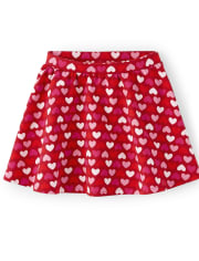 Falda pantalón Ponte Heart para niñas - Valentine Cutie