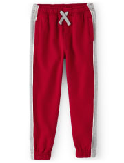 Pantalones jogger con rayas laterales para niños - Valentine Cutie