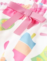 Girls Popsicle Ruffle Shorts - Popsicle Party
