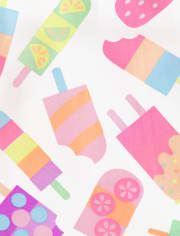 Girls Popsicle Ruffle Shorts - Popsicle Party