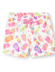 Girls Popsicle Ruffle Shorts - Popsicle Party