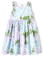 Girls Mommy And Me Hydrangea Dress - Spring Blooms
