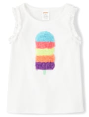 Girls Applique Popsicle Top - Popsicle Party