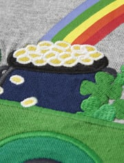 Boys St. Patrick's Day Raglan Top - Little Leprechaun