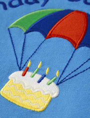 Boys Embroidered Helicopter Top - Birthday Boutique