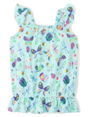 Girls Bug Flutter Top - Backyard Explorer