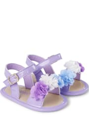 Baby Girls Flower Sandals - Spring Blooms
